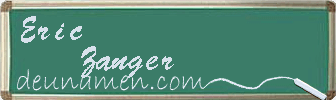 Eric Zanger Visitenkarte